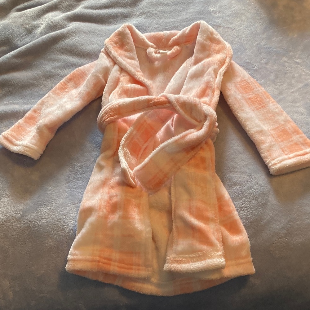 3 for $16 Toddler Catherine Malandrino Soft Pink Plush Robe